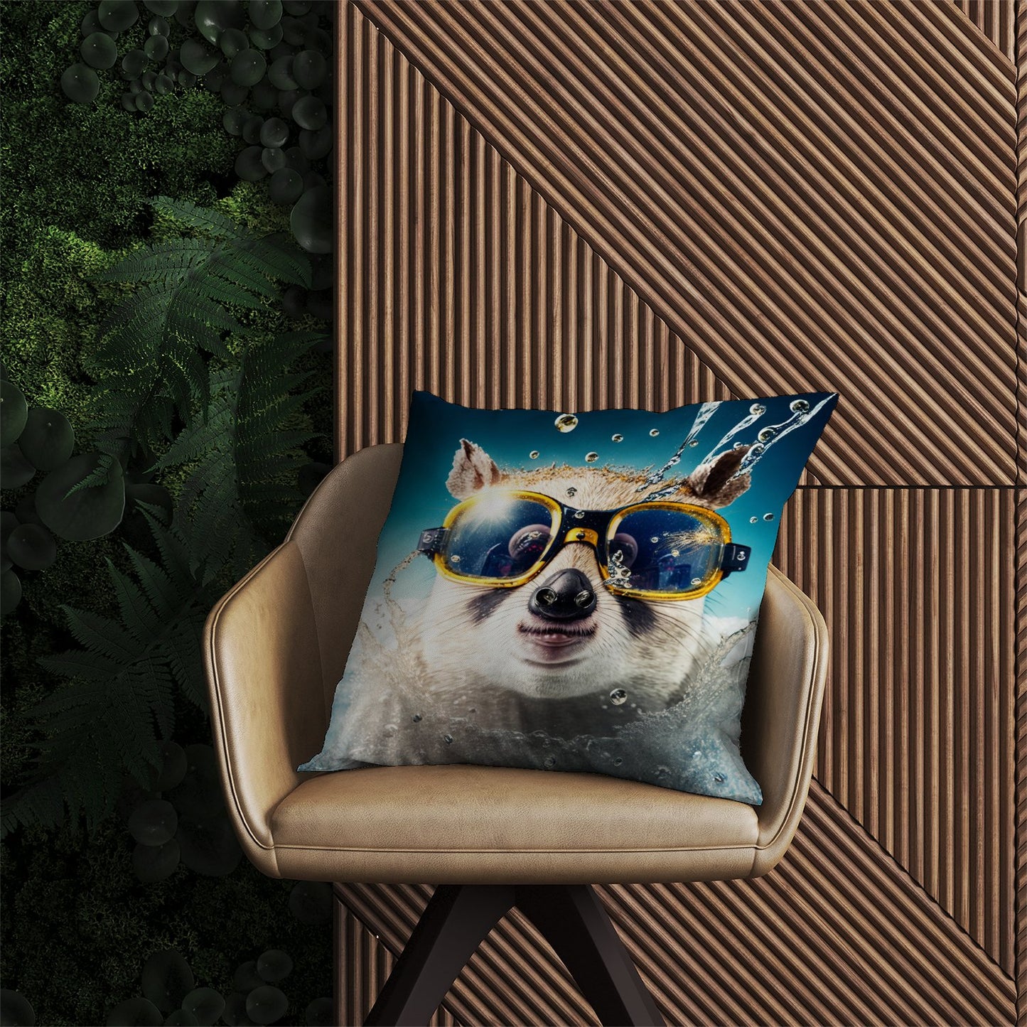 Dormouse Splashart Outdoor Cushion