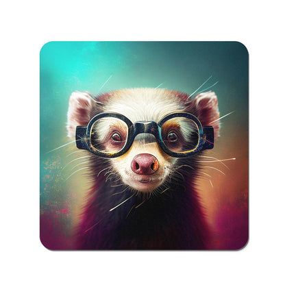 Ferret Splashart Coasters