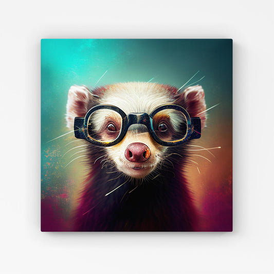 Ferret Splashart Canvas