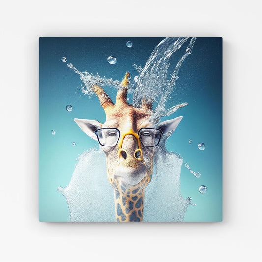 Giraffe Splashart Canvas