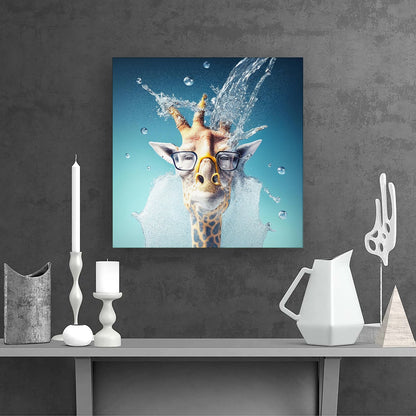 Giraffe Splashart Canvas