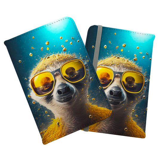 Meerkat With Golden Glasses Splashart Passport Cover