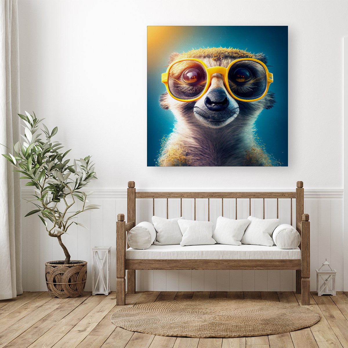 Meerkat Splashart Canvas