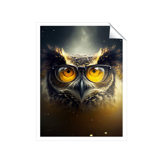 Owl Splashart Art Prints
