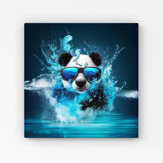Panda Splashart Water Canvas