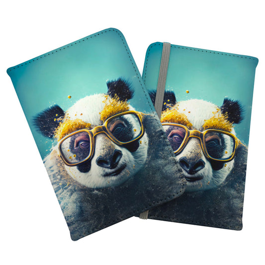 Panda With Golden Glasses Splashart Passport Cover