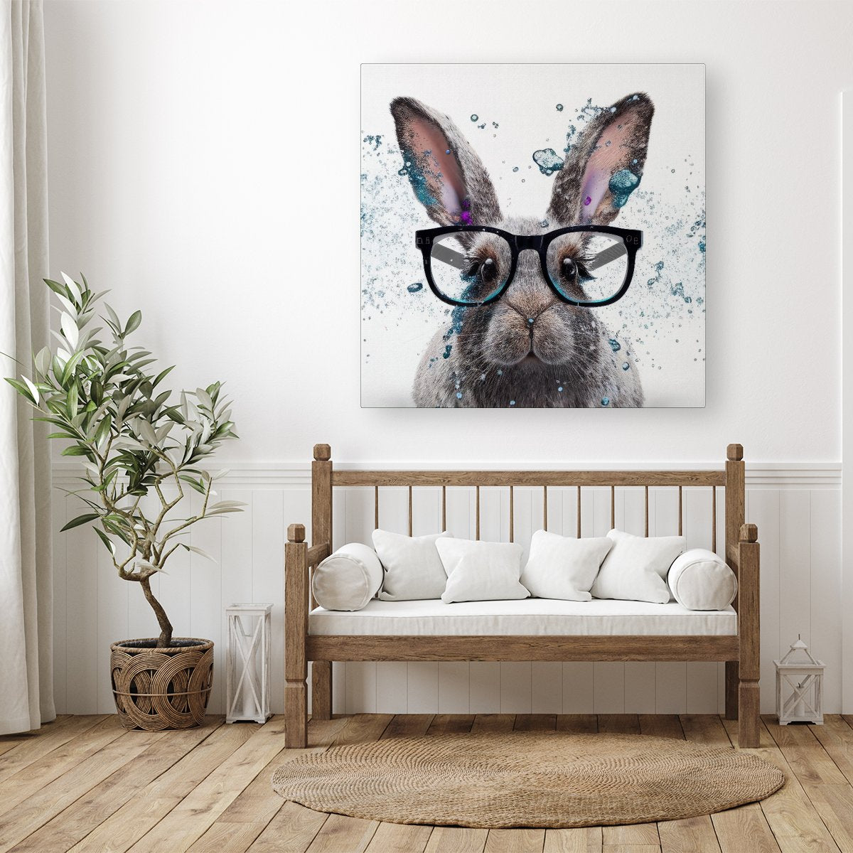 Rabbit Splashart Canvas