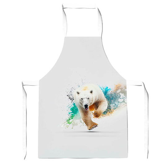 Charging Polar Bear Apron