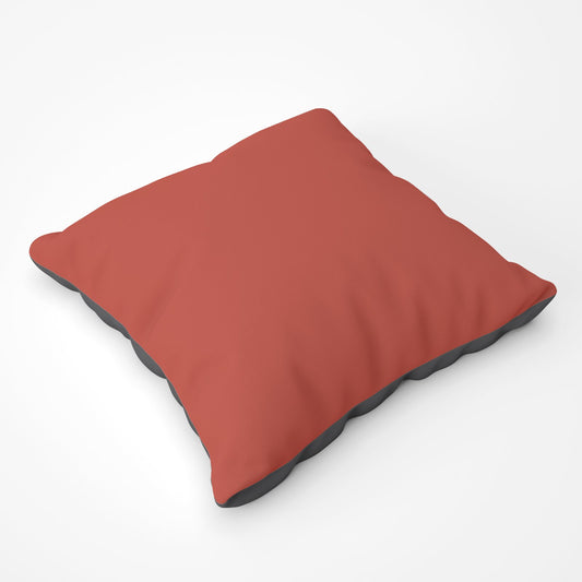 Rusty Orange Floor Cushion