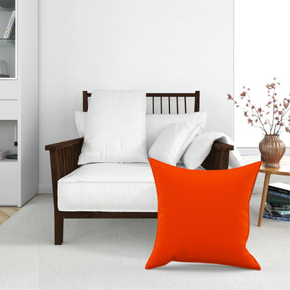 Flame Orange Floor Cushion