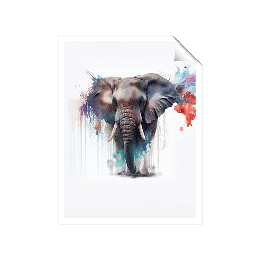 Elephant Splashart Art Prints