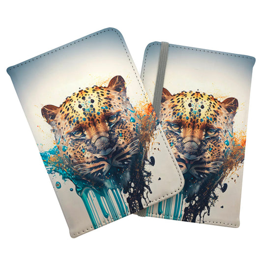 Leapoard Face Splashart On Light Background Passport Cover