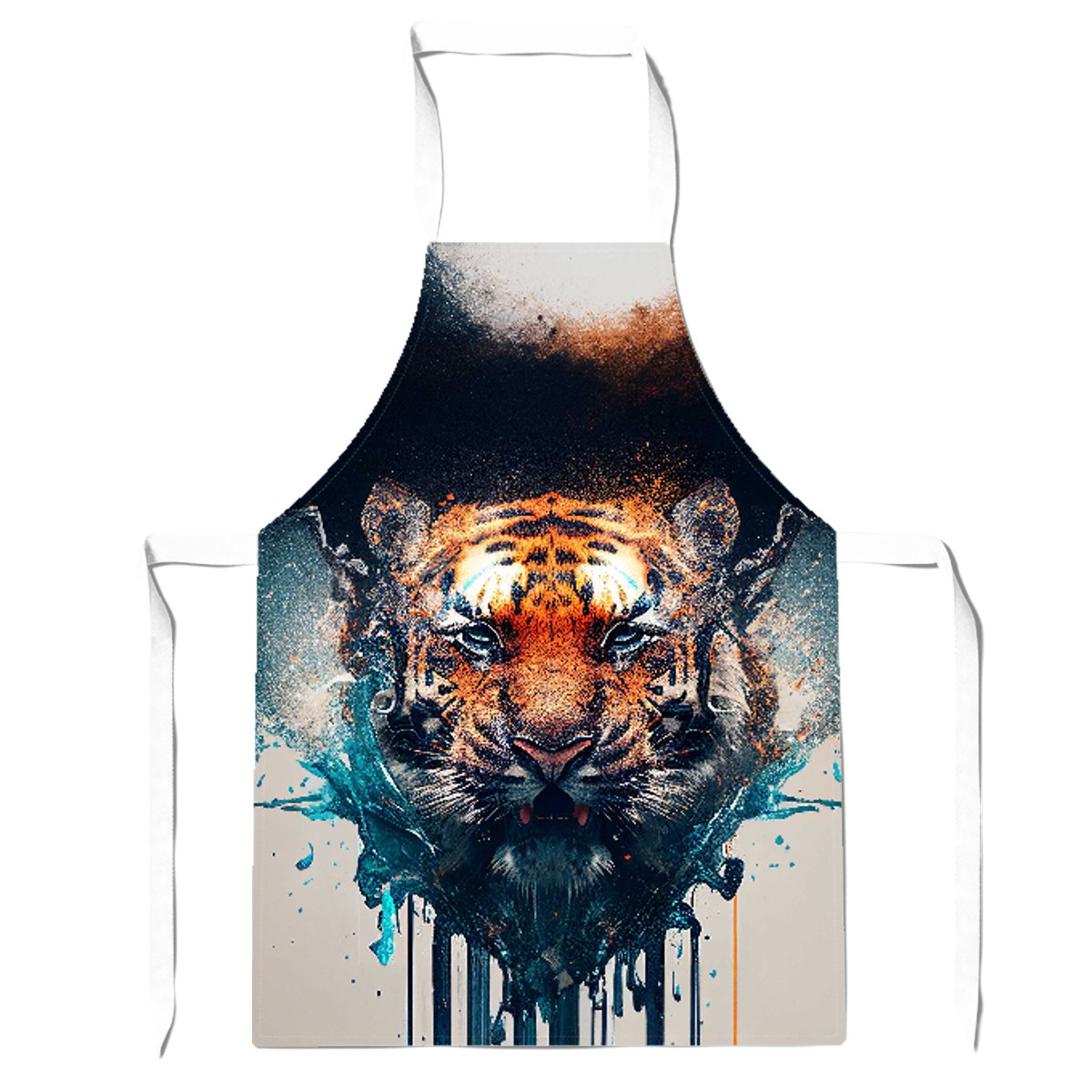 Tiger Face Splashart Apron