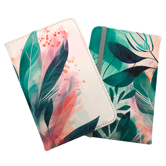 Green Feather leaves Tropical Passport Cover