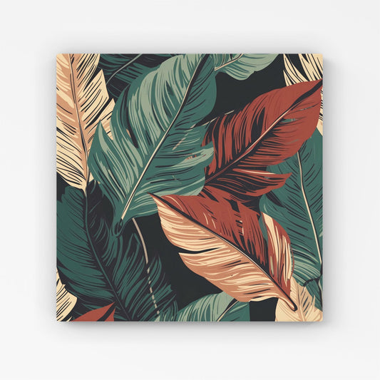Autumn Colour Leaves Canvas