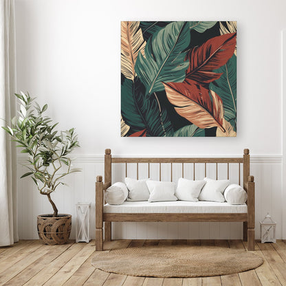 Autumn Colour Leaves Canvas