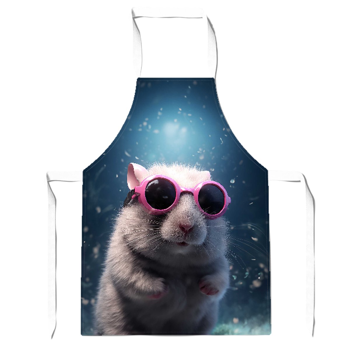 Splashart DoorMouse with Pink Glasses Apron