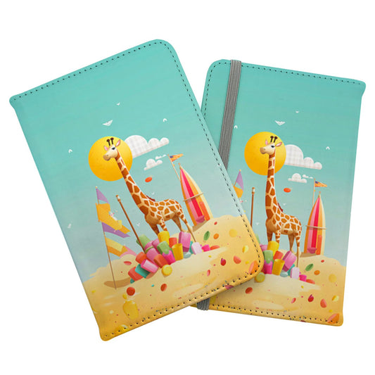 A Giraffe On A Beach Holiday Passport Cover
