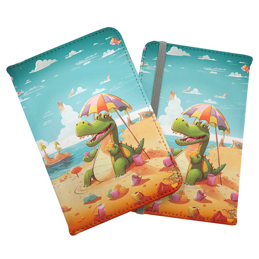 A Crocodile On A Beach Holiday Passport Cover