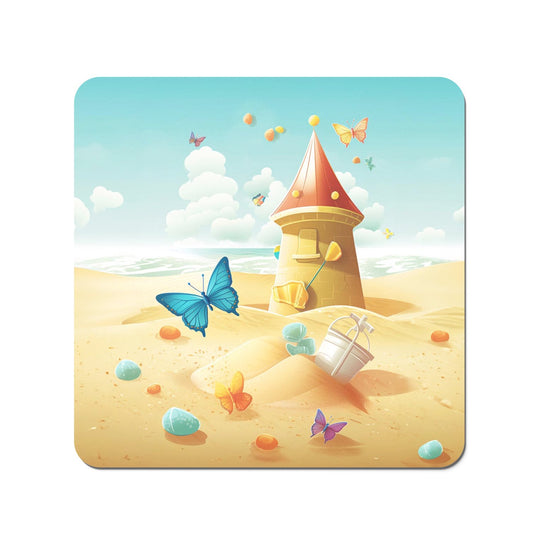 Butterflies On A Beach Holiday Coasters
