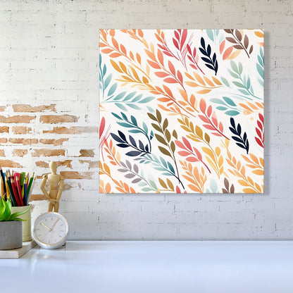 Colouful Sping Leaves Canvas