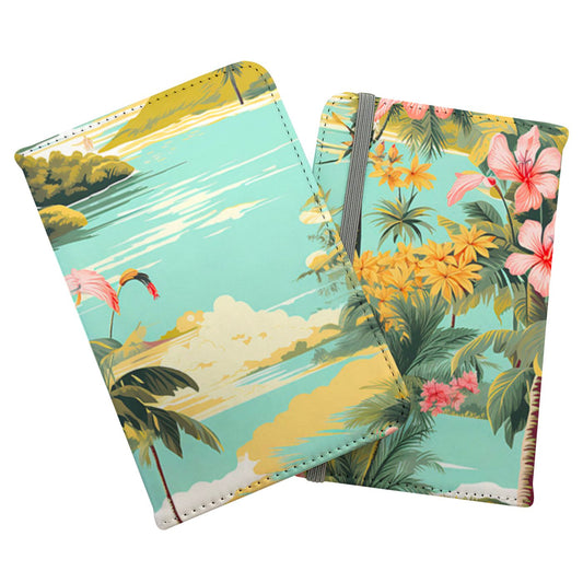 Palm Trees and Hibiscus Passport Cover