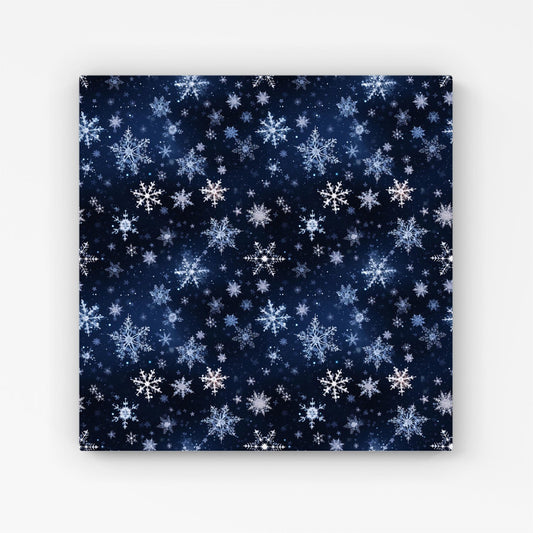 Dreamy And Magical Snowflake Canvas