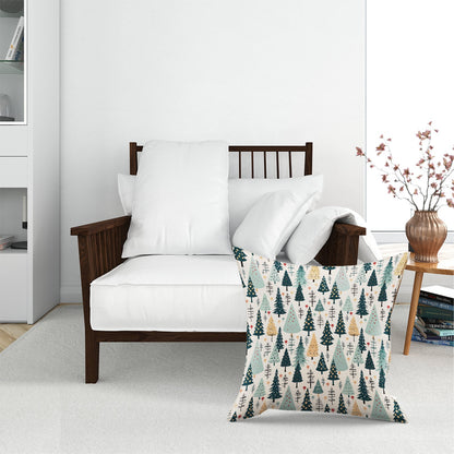 Boho Inspired Christmas Tree Pattern Floor Cushion