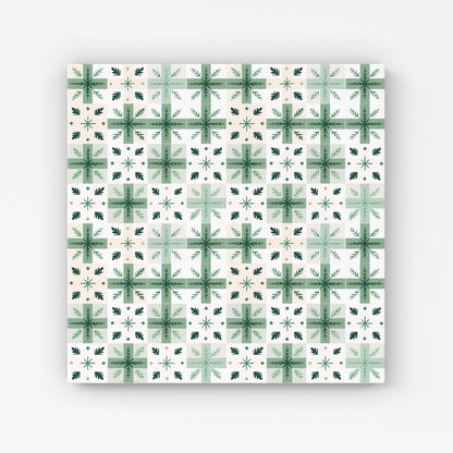 Christmas Quilting Squares Canvas