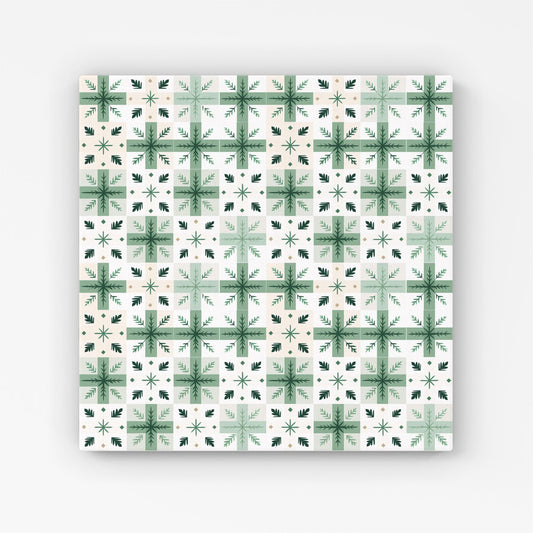 Christmas Quilting Squares Canvas