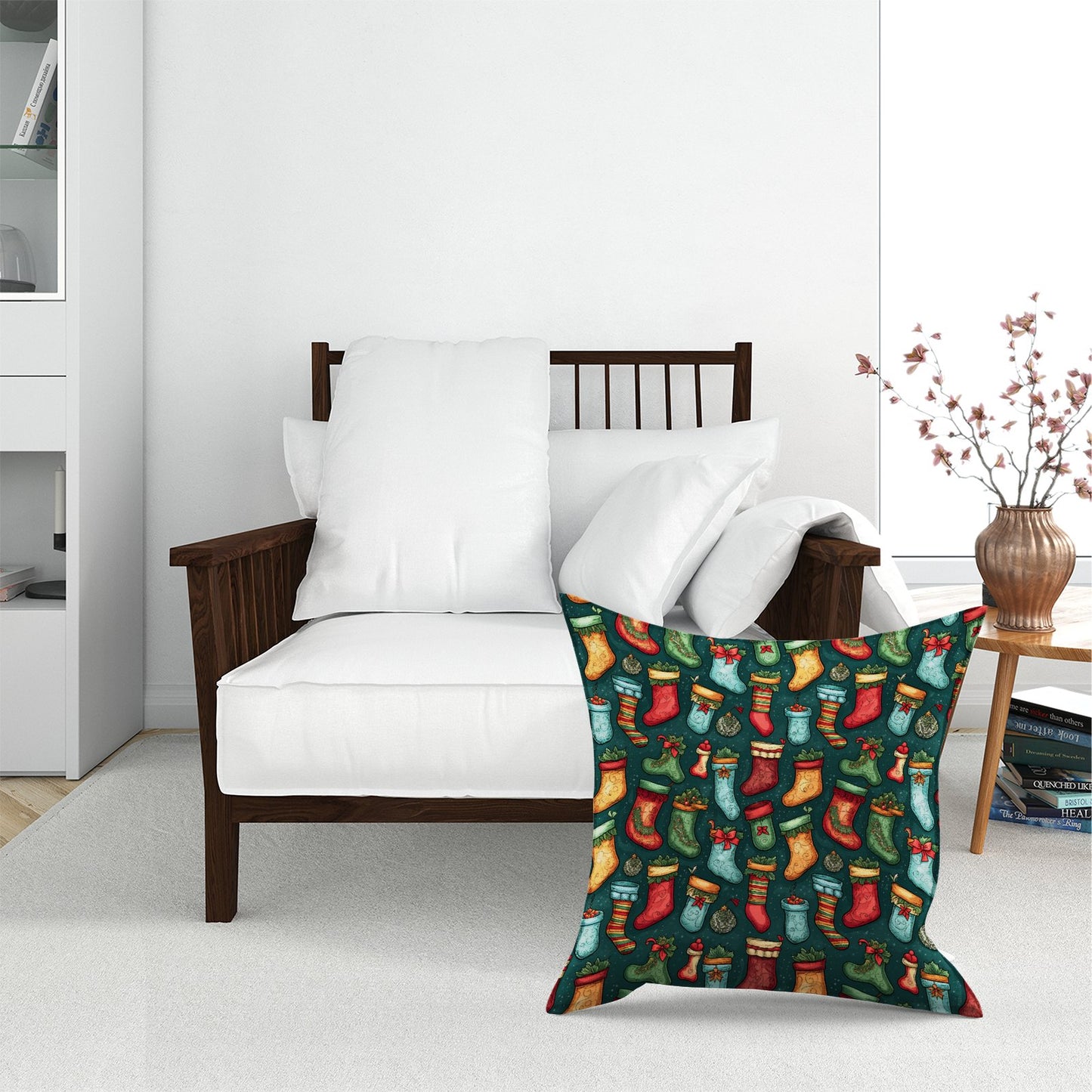 Christmas Stockings Floor Cushion