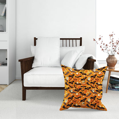 Candy-Filled Treat Bags And Bats Floor Cushion