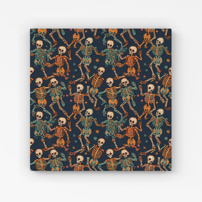 Dancing Skeletons Canvas