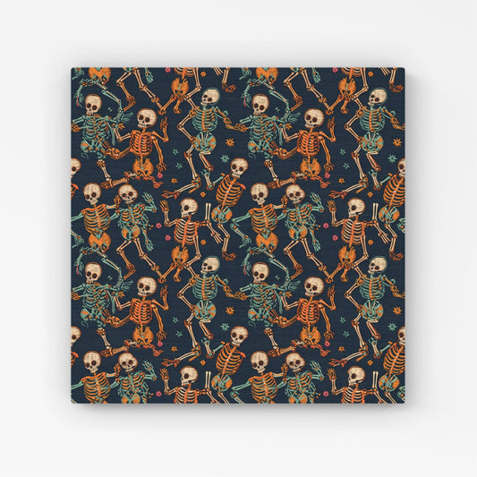 Dancing Skeletons Canvas