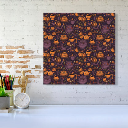 Wicked Witches Bubbling Cauldrons Canvas